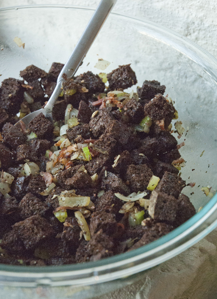 Pumpernickel Bacon Stuffing